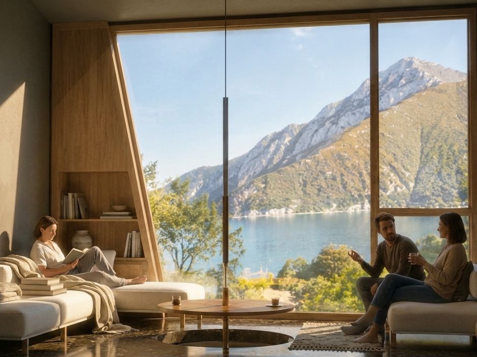 Lake Como Musso Modern Villas with Garden