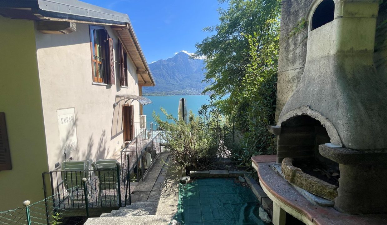 Apartment Gera Lario with Lake Como View - barbecue area