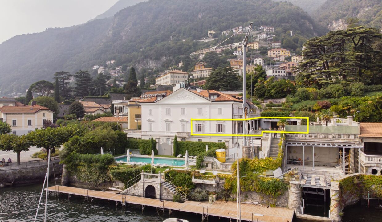 Lake Como Apartment with Boat Mooring - Moltrasio - pool