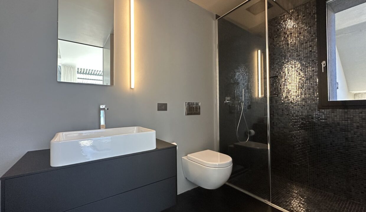 Modern Apartment Cremia with Lake View