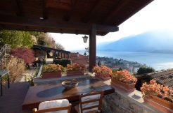 Lake Como Domaso Stone House - veranda photo