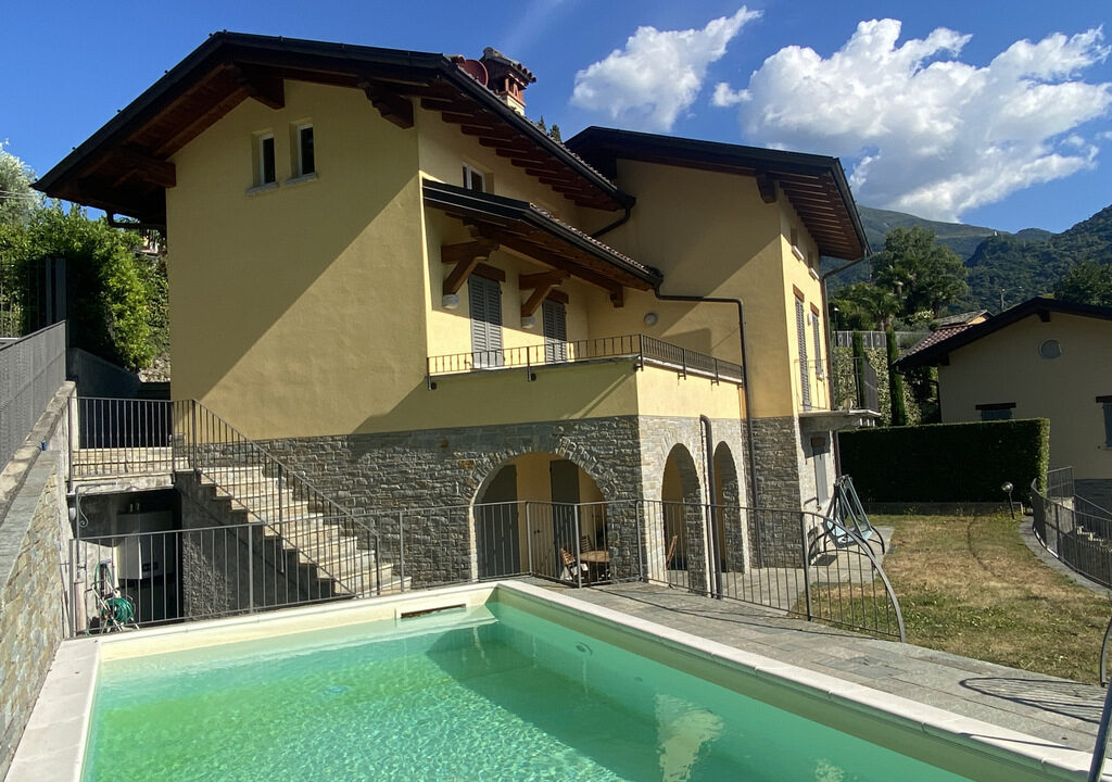 Lake Como Menaggio House with Lake View Garden and Balcony external
