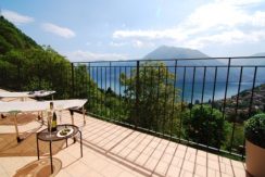 Argegno apartments with terrace and view