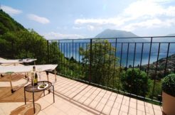 Argegno apartments with terrace and view