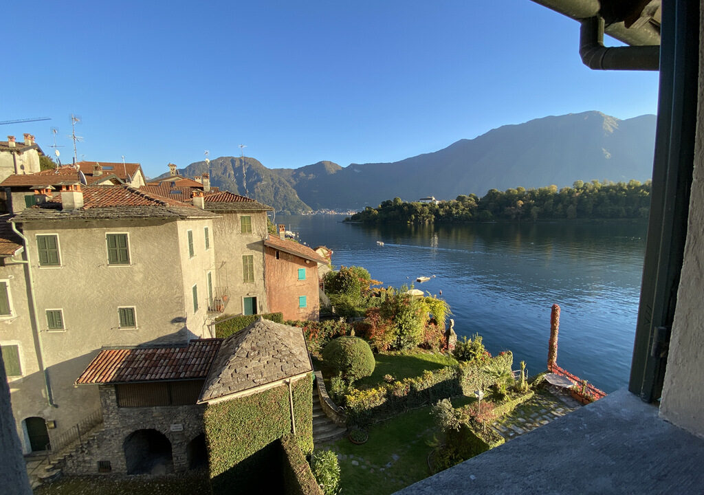 Lake Como Ossuccio Apartment with Garden and Boat Mooring lake view