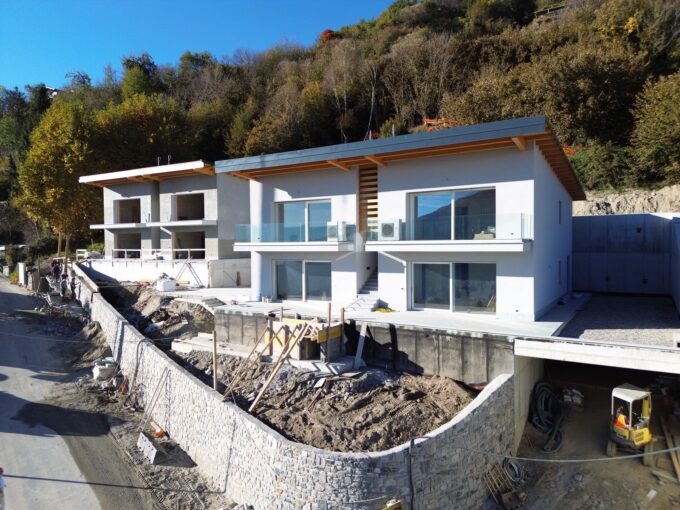 Lake Como Vercana Modern Apartments with Pool