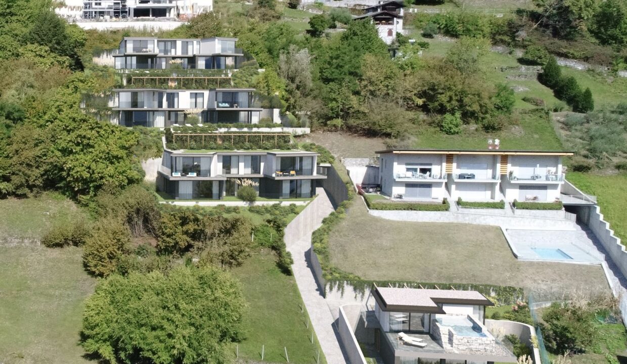 Modern Apartments Vercana with Lake View