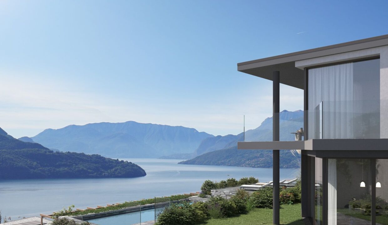 Modern Apartments Vercana with Lake View