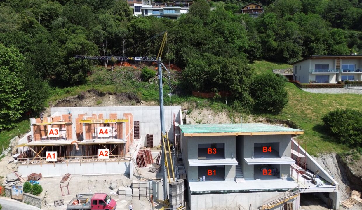 Lake Como Vercana Modern Apartments with Pool