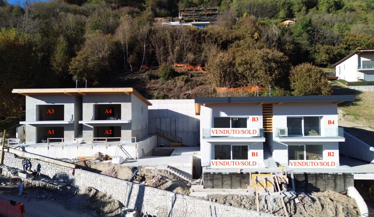 Lake Como Vercana Modern Apartments with Pool