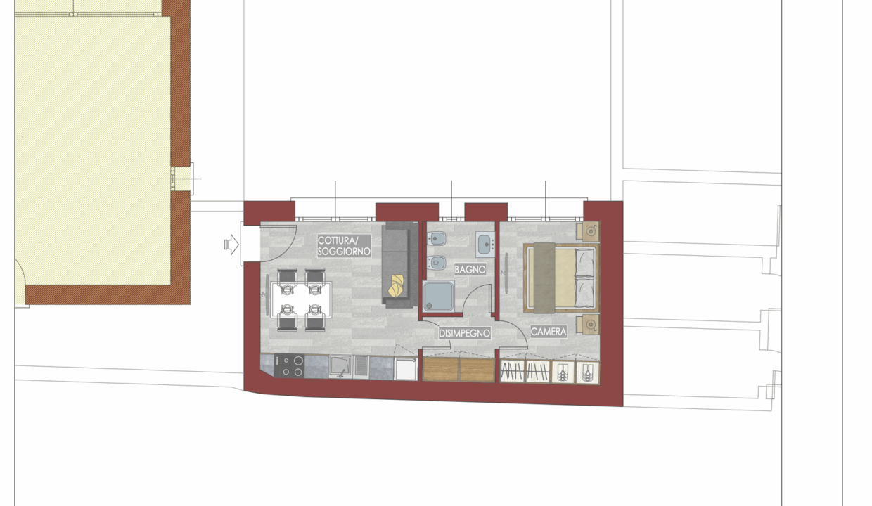 Lake Como Modern Apartment with Garden Gera Lario