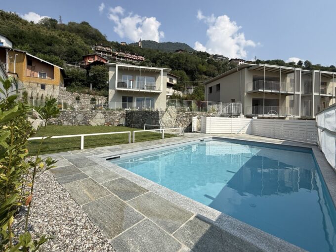 Apartments Domaso Lake Como with Pool