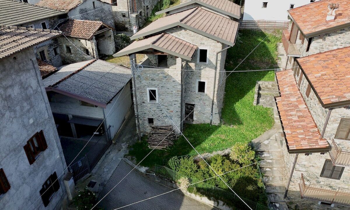 Lake Como Gravedona ed Uniti Stone House with Garden