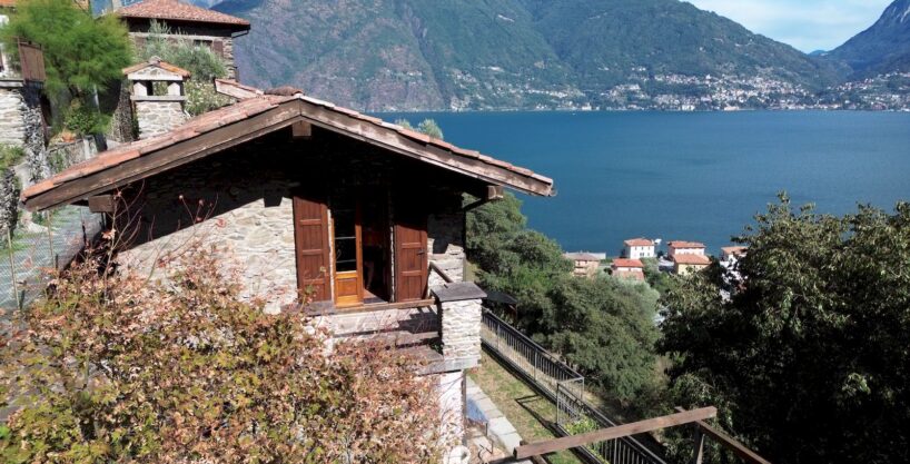 Lake Como Stone House with Garden San Siro