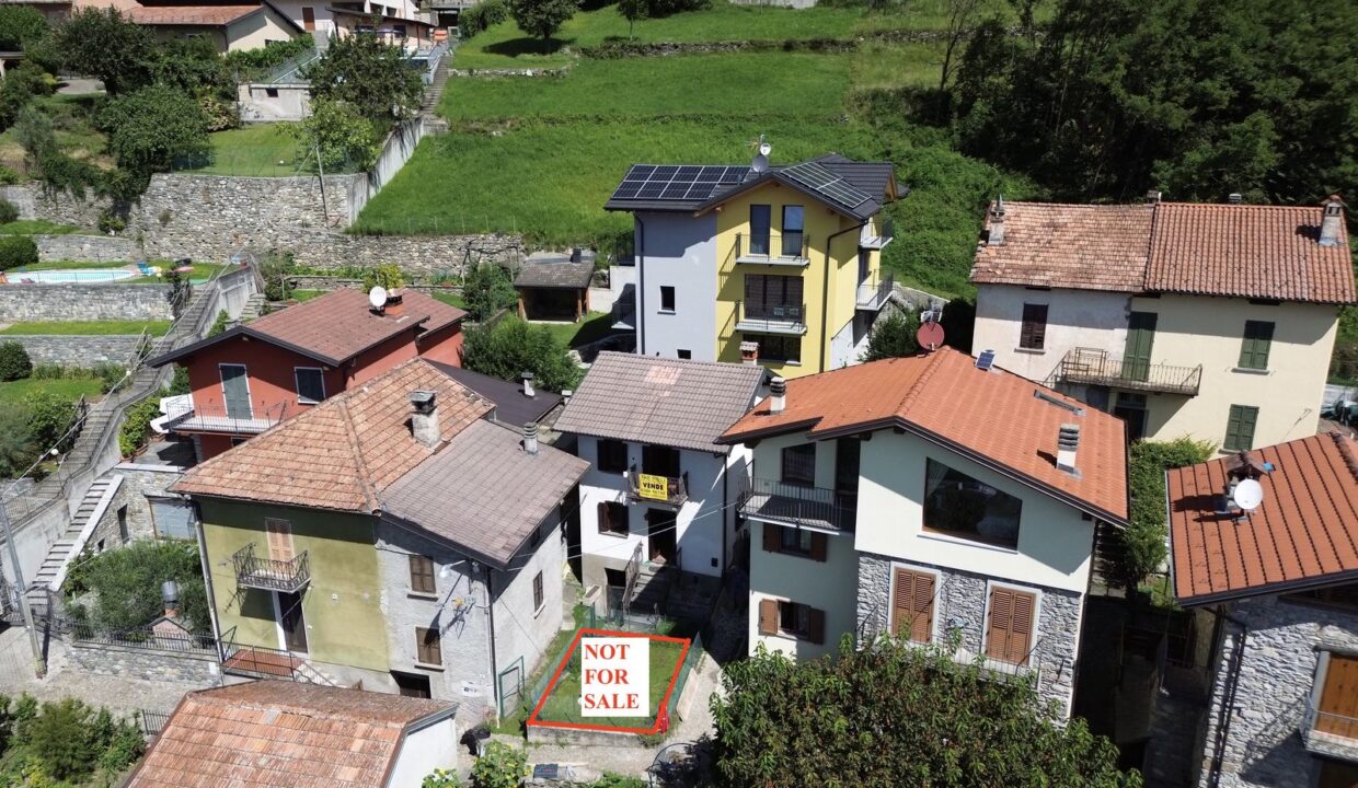 Stone House with Lake View in Montemezzo Lake Como