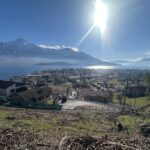 Building plot with lake view in Vercana Lake Como
