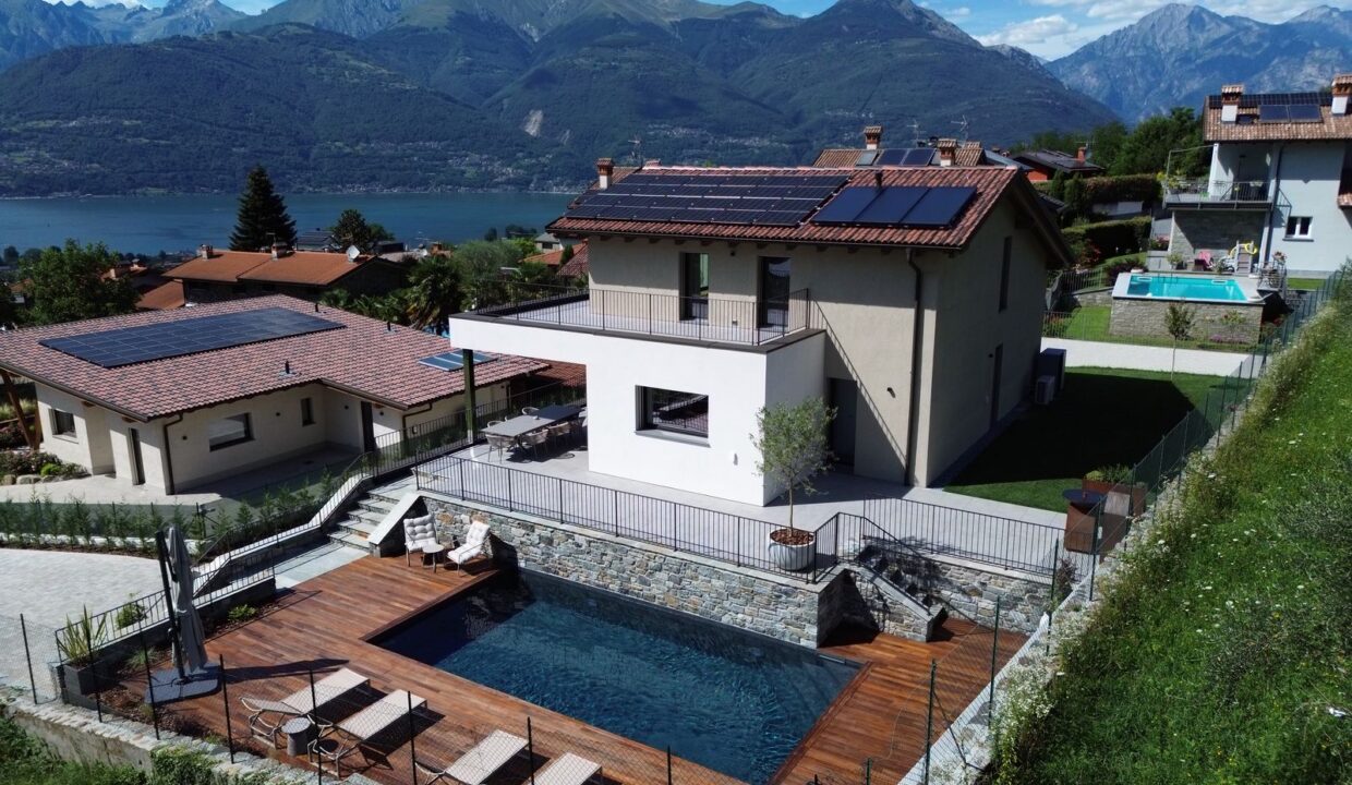 Lake Como Colico Design Villa with Swimming Pool