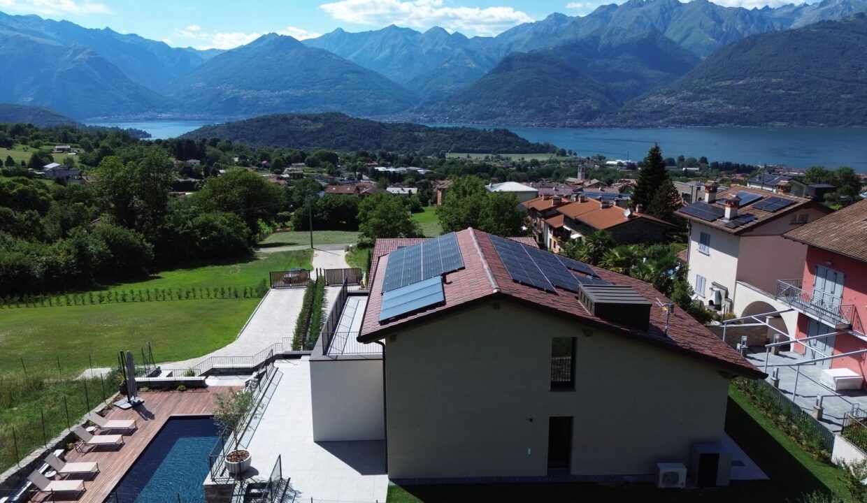 Lake Como Colico Design Villa with Swimming Pool