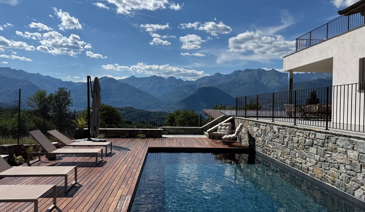 Lake Como Colico Design Villa with Swimming Pool
