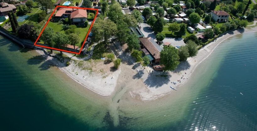 Villa Front Lake Como with Land Abbadia Lariana