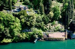 Villa Front Lake Como with Boat Place Torno