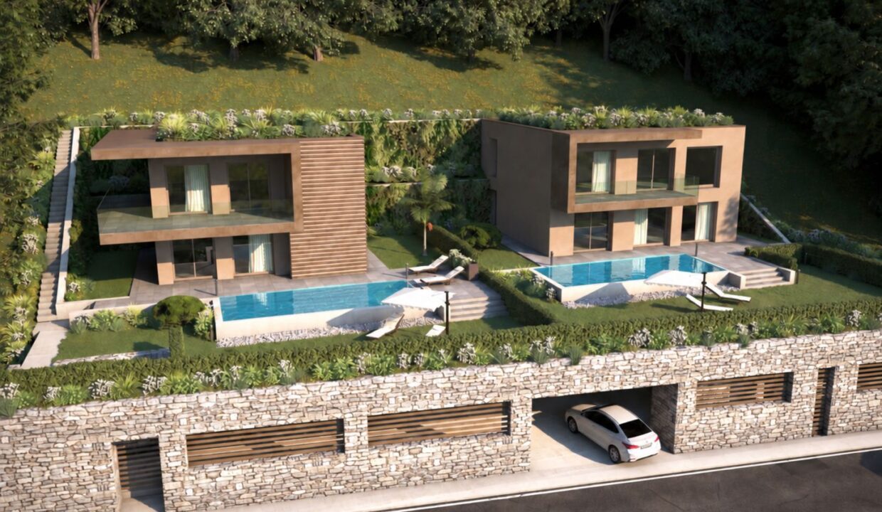 Lake Como Gera Lario Modern Villas with Pool 50mt from the Lake