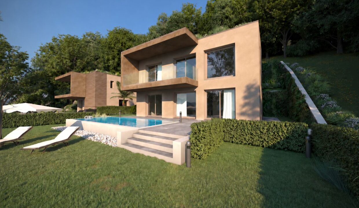 Lake Como Gera Lario Modern Villas with Pool 50mt from the Lake