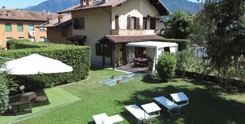 Lake Como Gravedona ed Uniti House with Garden and Garage